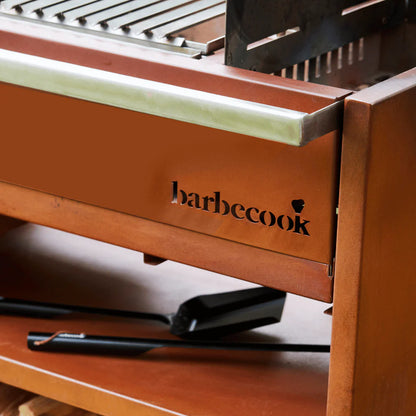 Barbecook Pedro Asado in Corten And Workstation
