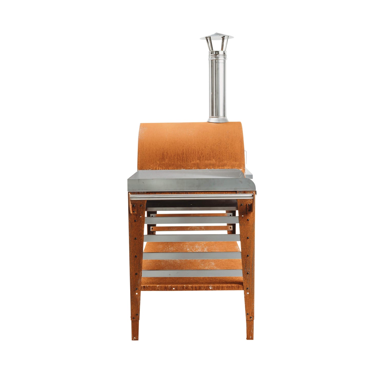 GrillSymbol Wood Fired Pizza Oven with Stand and Side Table Pizzo XL Set