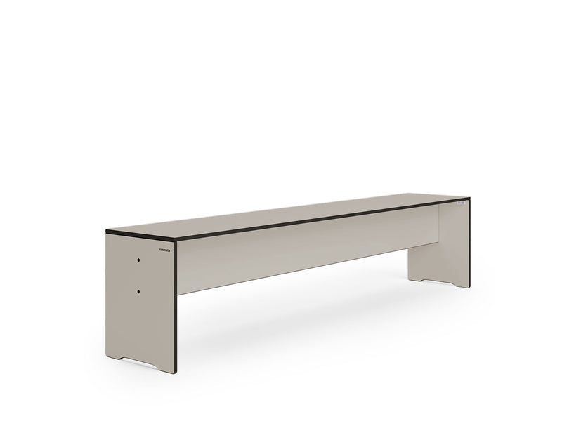 RIVA garden bench by conmoto in minimalist HPL design 