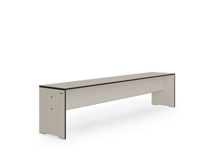 RIVA garden bench by conmoto in minimalist HPL design 