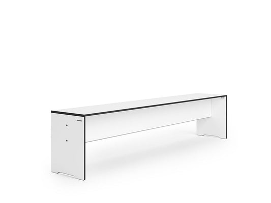 RIVA garden bench by conmoto in minimalist design for modern outdoor dining