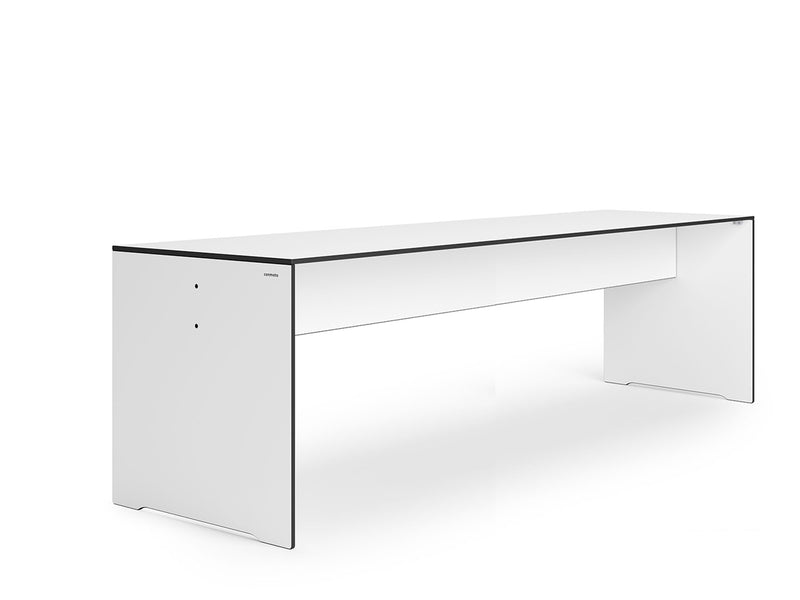 conmoto RIVA White Rectangular Table Outdoor Furniture