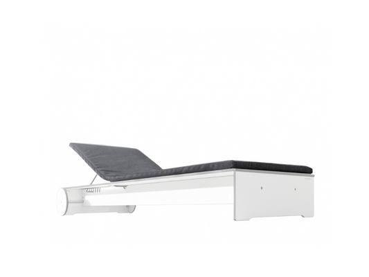 conmoto RIVA sunbed, HPL material, 6-way adjustable backrest, castors, weatherproof outdoor lounger, 210x70 cm