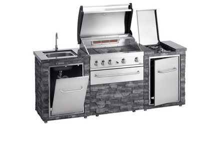Grand Pro Outdoor kitchen Elite BBQ and Side Burner