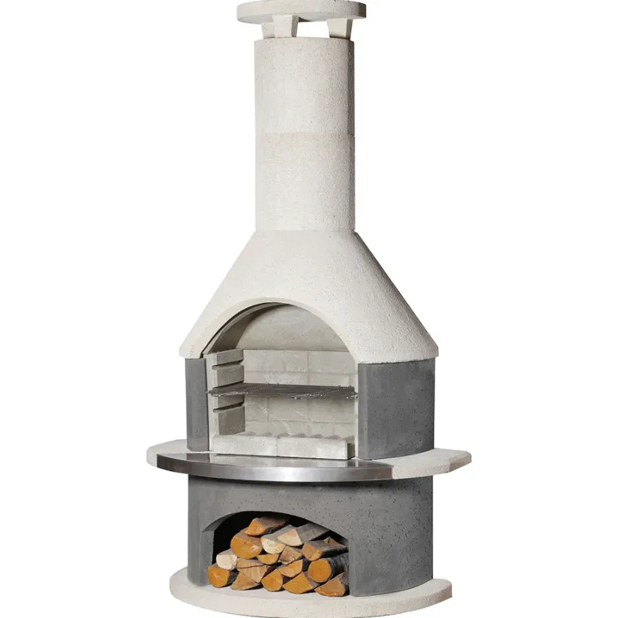 Buschbeck Wellington masonry barbecue with base