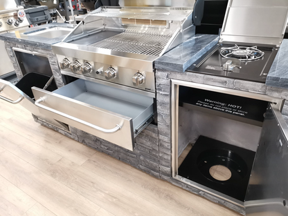 Grand Pro Outdoor kitchen Elite BBQ and Side Burner