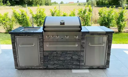 Grand Pro Outdoor kitchen Elite BBQ and Side Burner