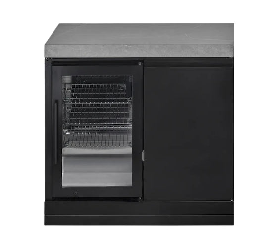 GrandPro 90cm outdoor fridge module with stone worktop