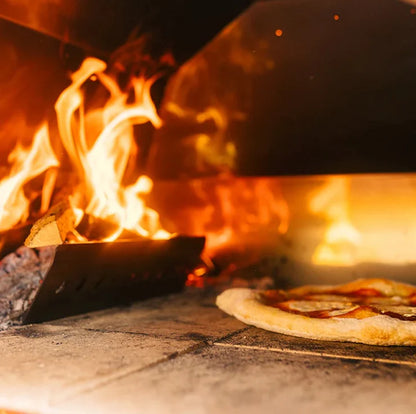 Fontana Lorenzo Build In Wood Pizza Oven Including Trolley