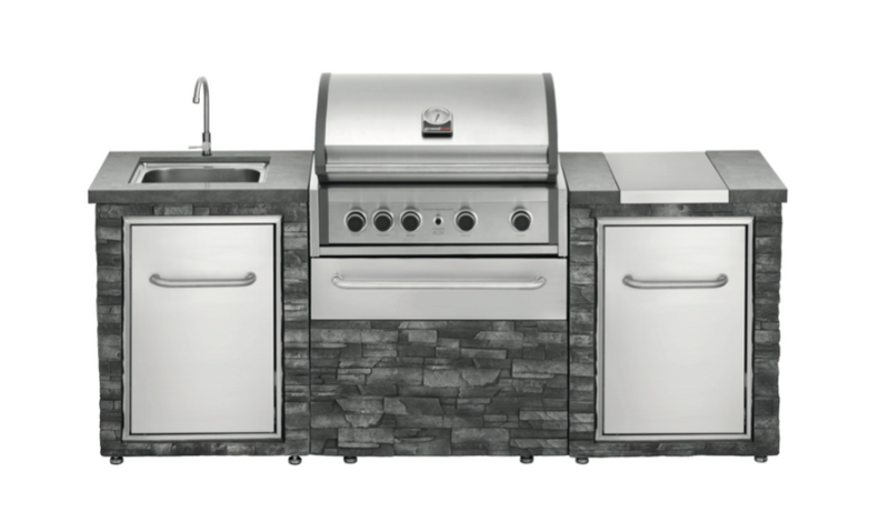 Grand Pro Outdoor kitchen Elite BBQ and Side Burner