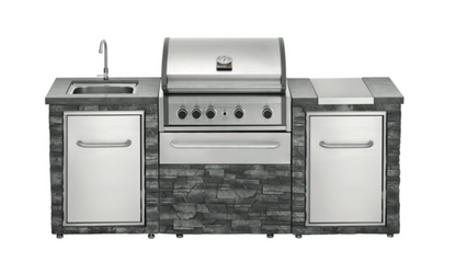Grand Pro Outdoor kitchen Elite BBQ and Side Burner