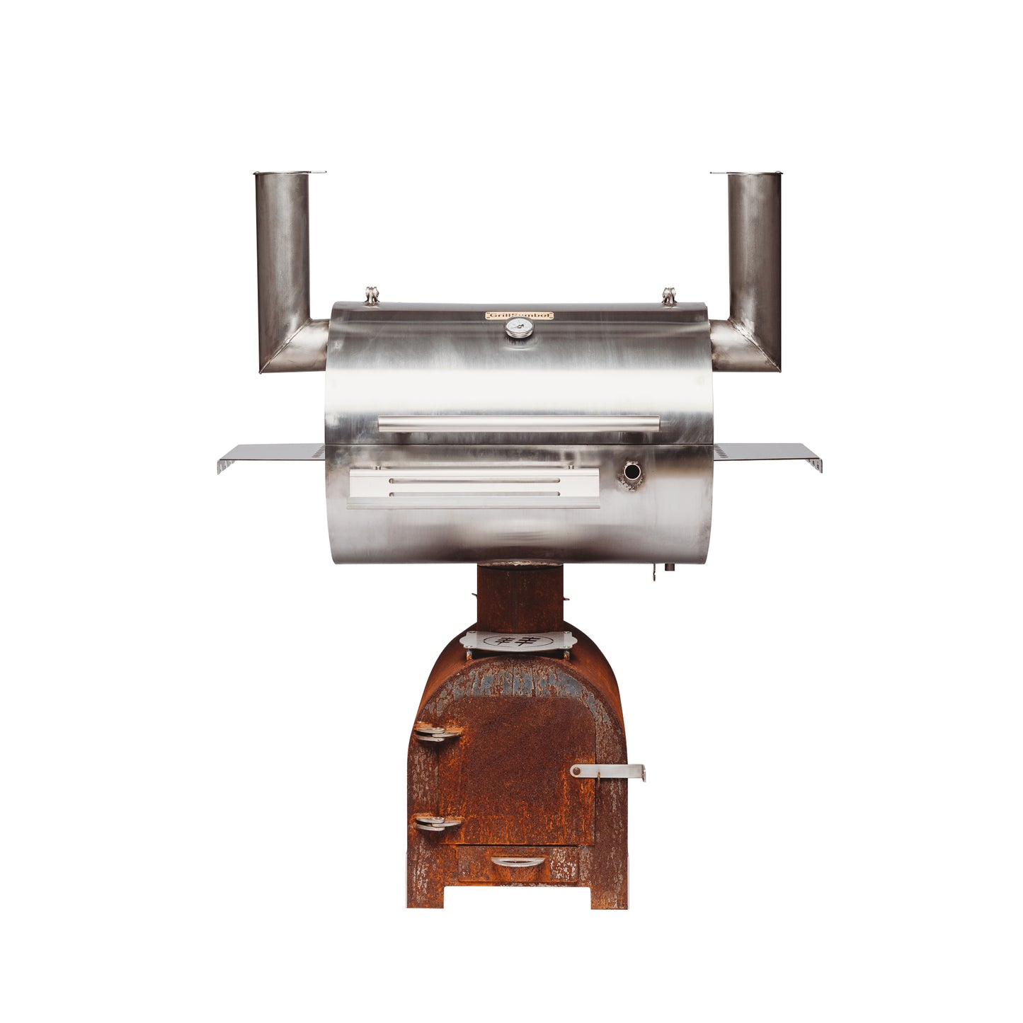 GrillSymbol BBQ Smoker Smoky Beast Silver