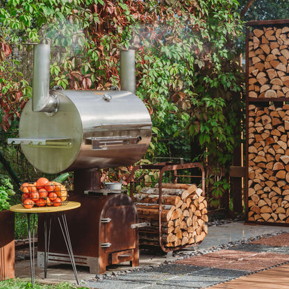 GrillSymbol BBQ Smoker Smoky Beast Silver