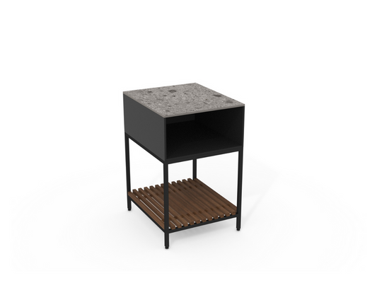 conmoto TICINO Frame Shelf 60 Outdoor Kitchen Base – Compact Modular Kitchen Unit