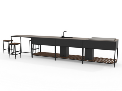 conmoto TICINO Kamado 120 Outdoor Kitchen Module
