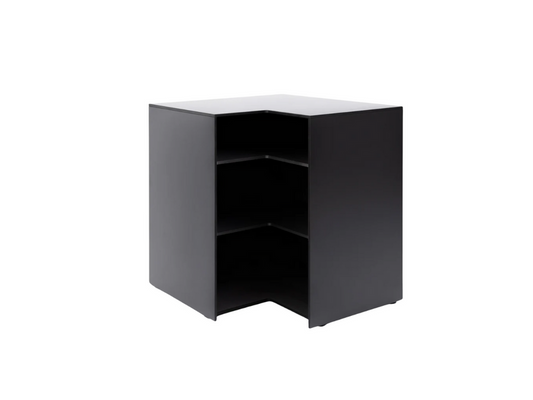 conmoto TICINO corner kitchen module, modular HPL outdoor kitchen storage, weatherproof and corrosion-resistant