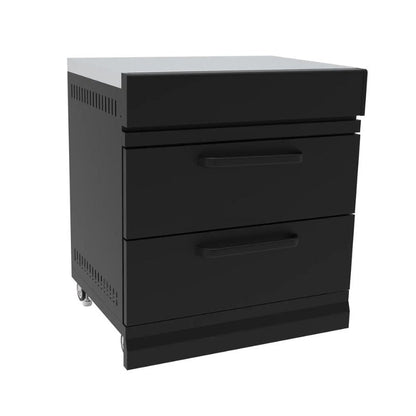 GRLLR Outdoor Kitchen - G4S 4 Burner BBQ, Fridge and Storage Unit