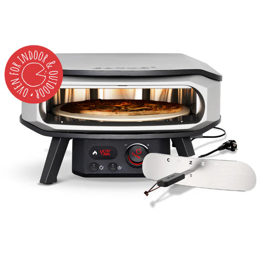 Cozze® 17″ Premium Electric Pizza Oven – Rotating Stone 230V