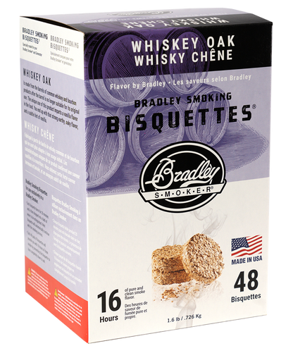 Bradley Whiskey Oak Bisquettes Pack