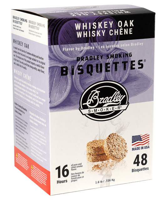 Bradley Whiskey Oak Bisquettes Pack