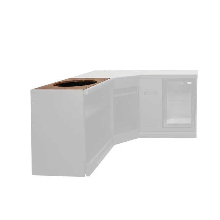 GRLLR Wooden Worktop For Kamado Connect Expansion Unit
