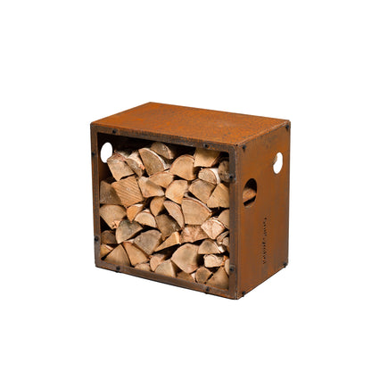 GrillSymbol WoodStock S Corten Steel Firewood Rack