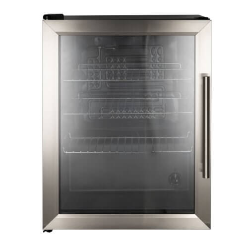 Cozze Fridge W/Steel Frame And Glass Front 60 Litres