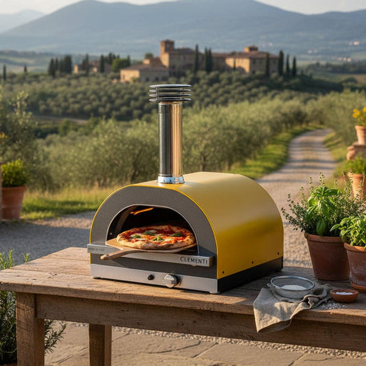 Clementi Gold 60x60 Dual Fuel Pizza Oven | Optional Stand UK