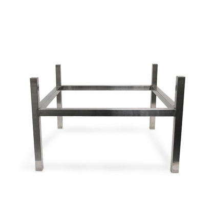 MOODZ Fire Bowl Square Frame - Stainless Steel