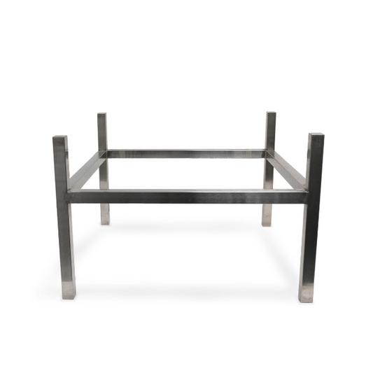 MOODZ Fire Bowl Square Frame - Stainless Steel