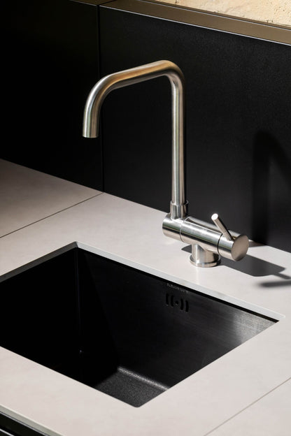 Integrated stainless steel sink in the Fontana Ignes IGN-Aqua module