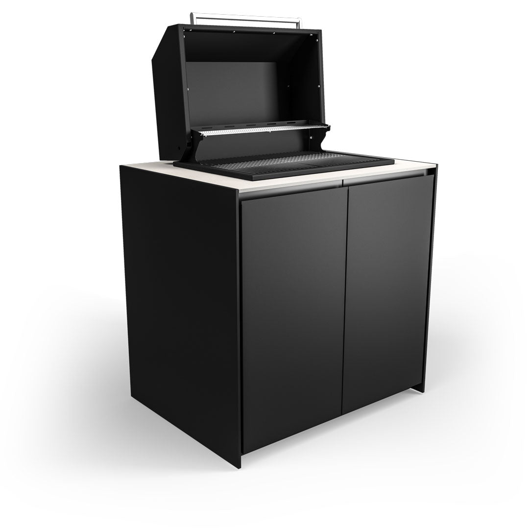 Fontana Ignes IGN-Focum built-in charcoal grill module for outdoor kitchens