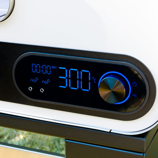 Fontana Forni Volta 70 – Dual Fuel Oven, Grey & White