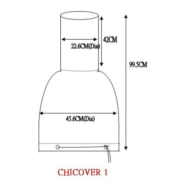 Gardeco Chimenea Cover Medium/Large Chimeneas