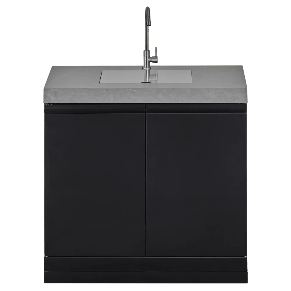 GrandPro 272 Crossray Grill 4 Burner Outdoor Kitchen with Sink