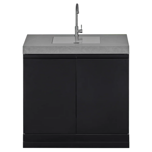 GrandPro 272 Crossray Grill 4 Burner Outdoor Kitchen with Sink