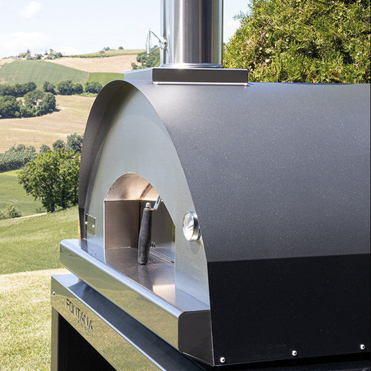 Fontana Margherita Anthracite wood pizza oven