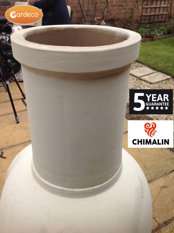 Gardeco Asteria XL Chimalin AFC Chimenea Natural Clay