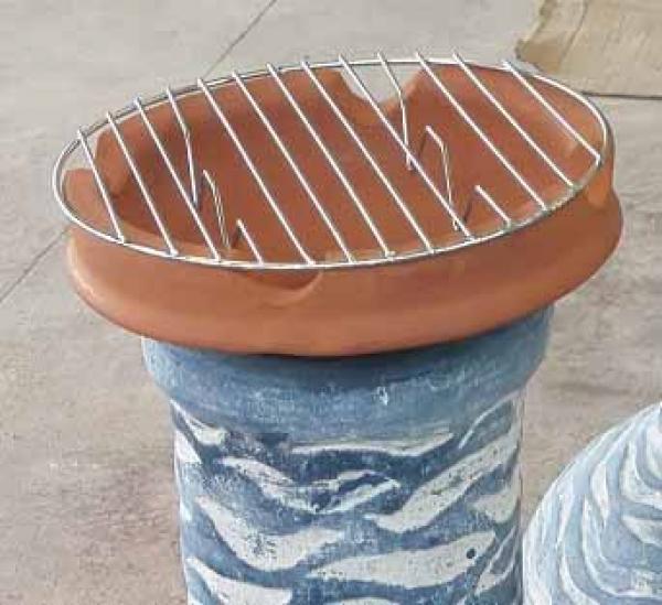 Gardeco Clay Cooking Crown For Chimeneas