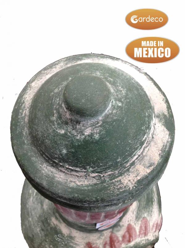 Gardeco Plumas Large Mexican Chimenea Green