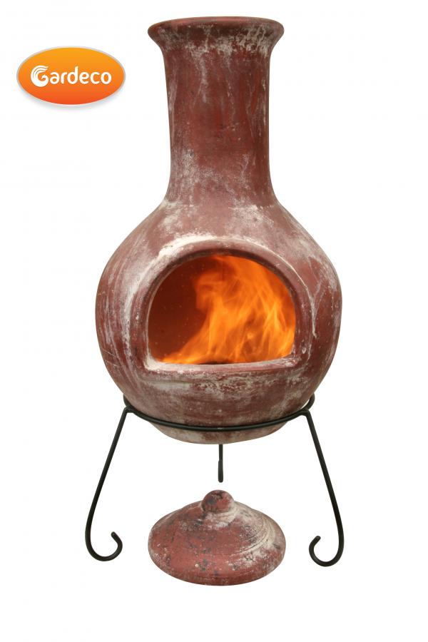 Gardeco Colima XL Mexican Chimenea Red