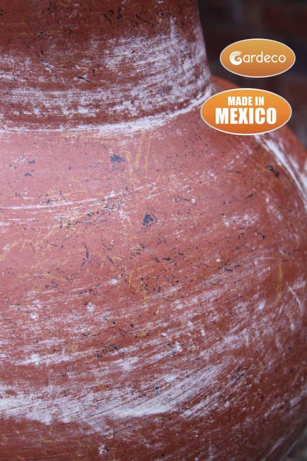 Gardeco Sol Large Mexican Chimenea Rustic Orange