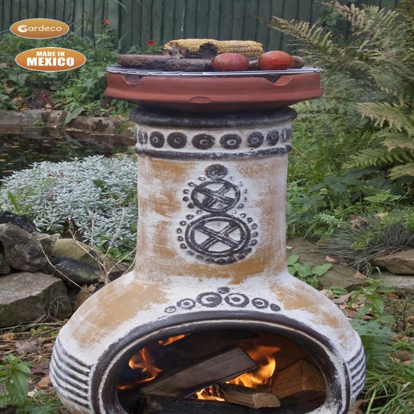 Gardeco Clay Cooking Crown For Chimeneas