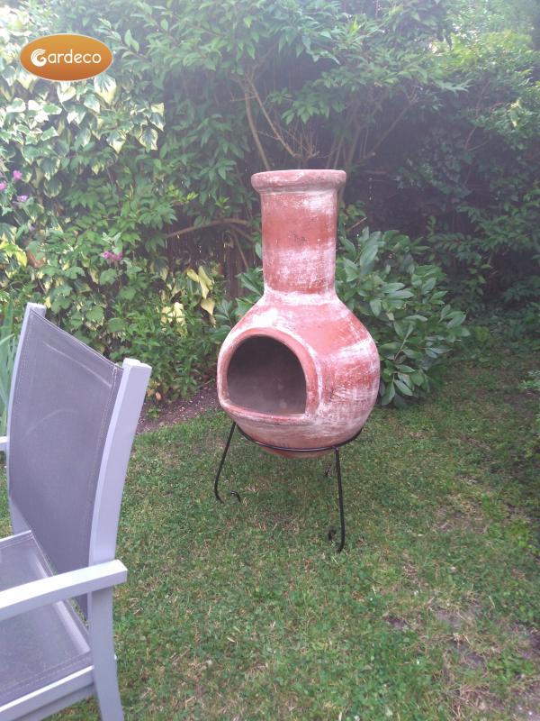 Gardeco Colima XL Mexican Chimenea Red
