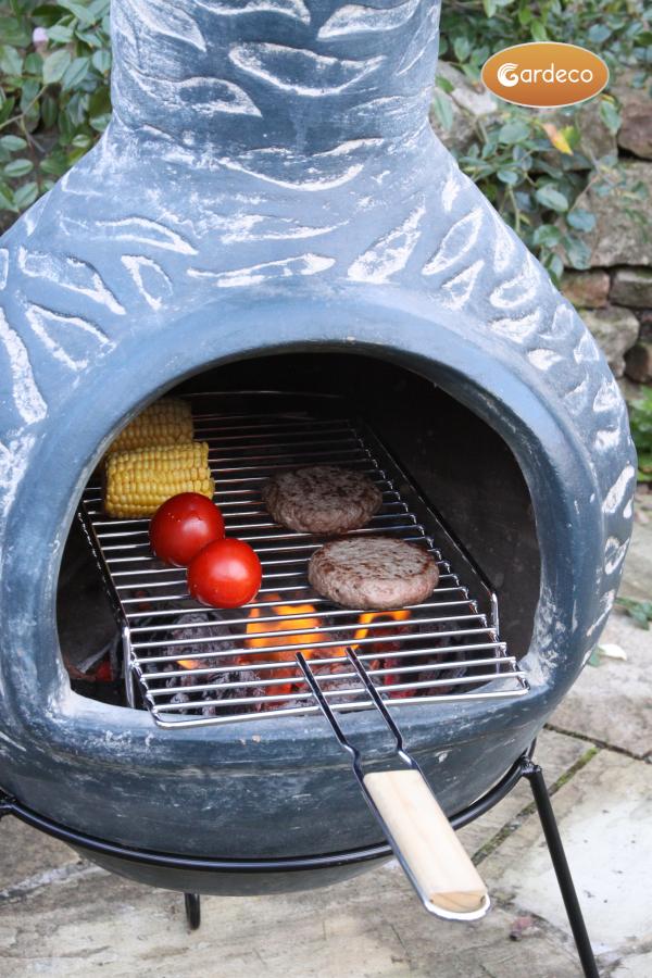 Gardeco Stainless Steel BBQ Grill For X-Large Mexican Chimenea