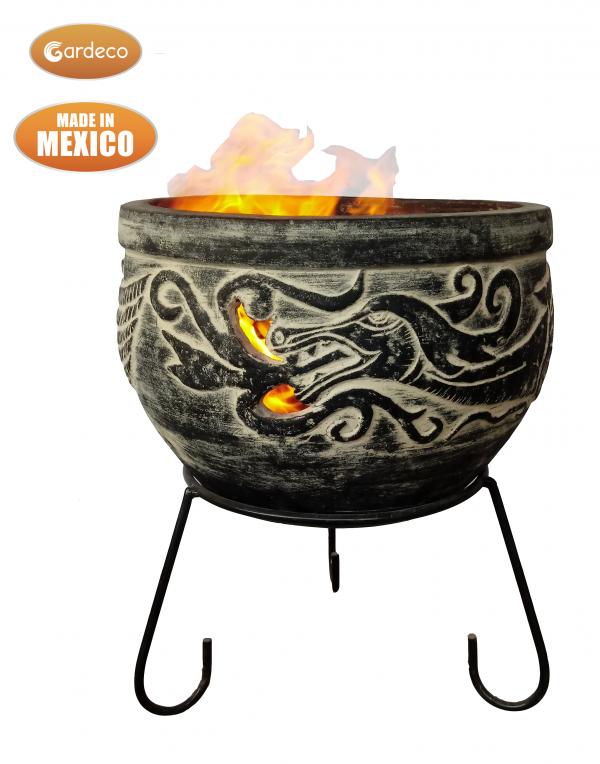 Gardeco WYND The Dragon Fire Pit Charcoal