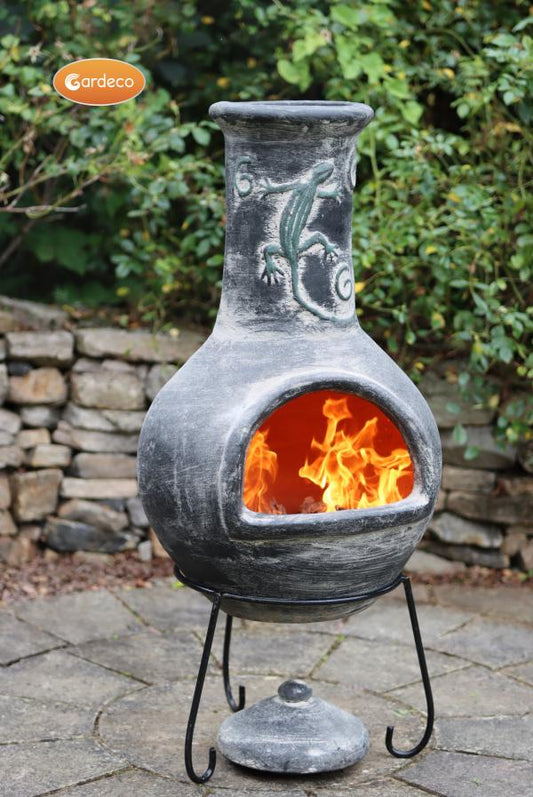 Gardeco XL Iguana Mex Chimenea Grey