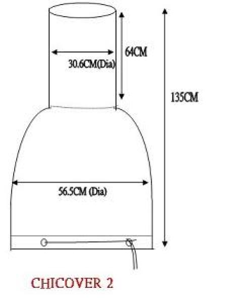 Gardeco Chimenea Cover For XL Clay, Cast Iron & Steel Chimeneas