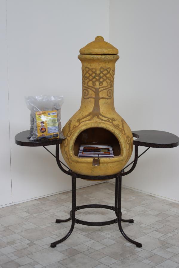 BBQ bundle pack 1 x EL Clay Chimenea C8D.57