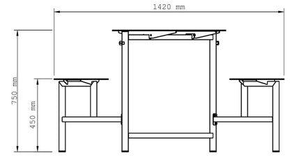 Wünder The Duo Outdoor Table Furniture